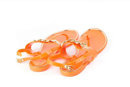ORANGE SANDALS