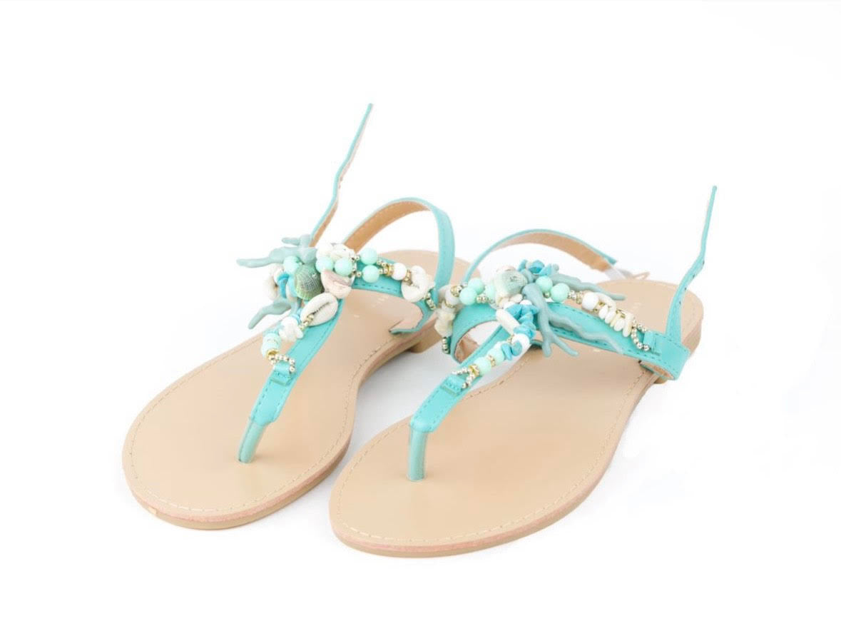 TURQUOISE SANDALS