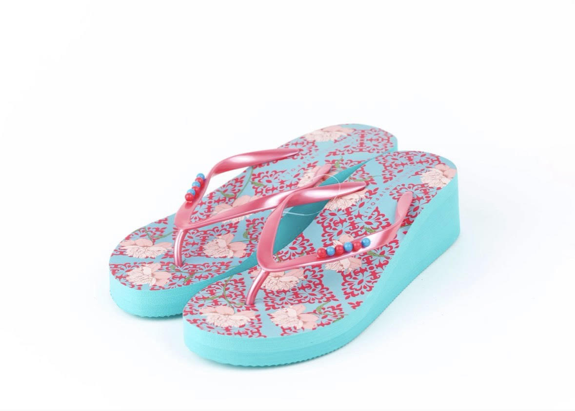 BLUE FLIP FLOPS