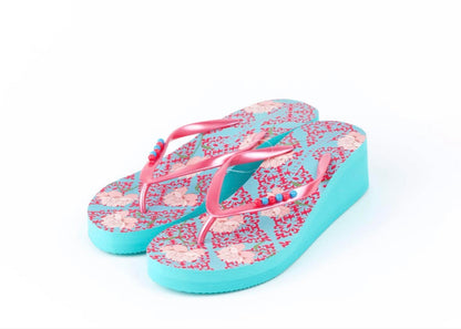 BLUE FLIP FLOPS