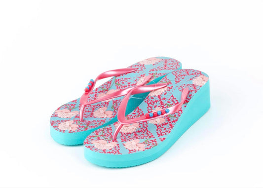 BLUE FLIP FLOPS