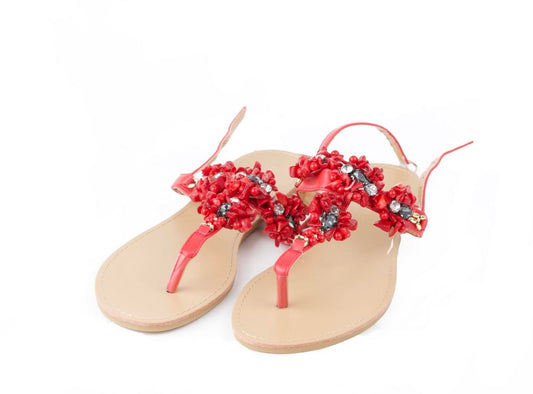 RED SANDALS