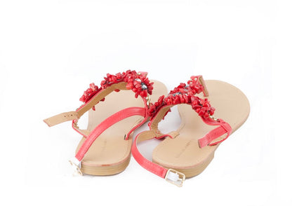 RED SANDALS